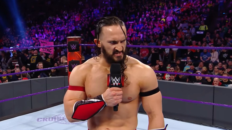 Neville addressing the crowd