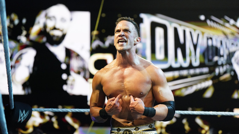Ricky Starks makes an entrance