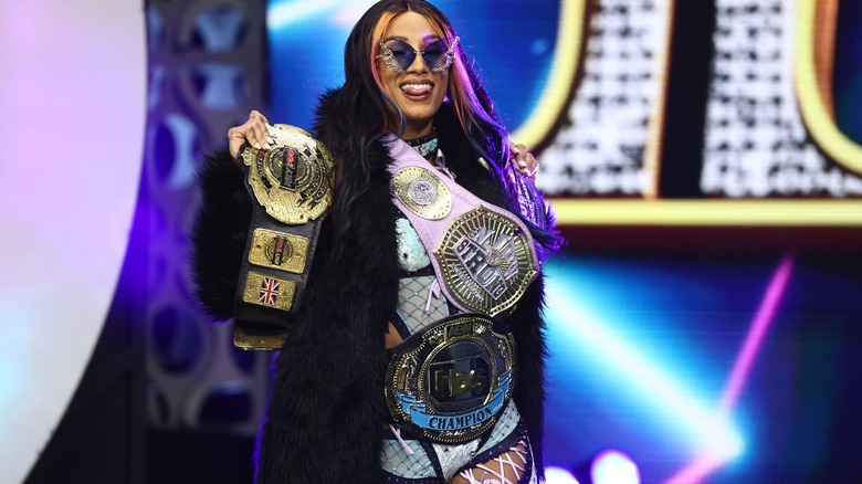 Mercedes Mone makes her entrance