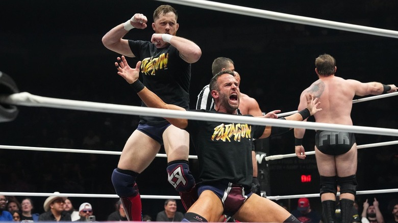 Paragon posing in the ring