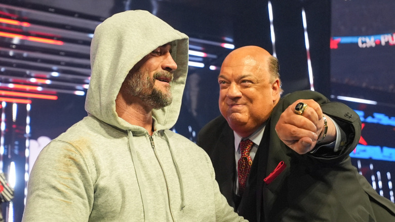 CM Punk and Paul Heyman at WrestleMania 41