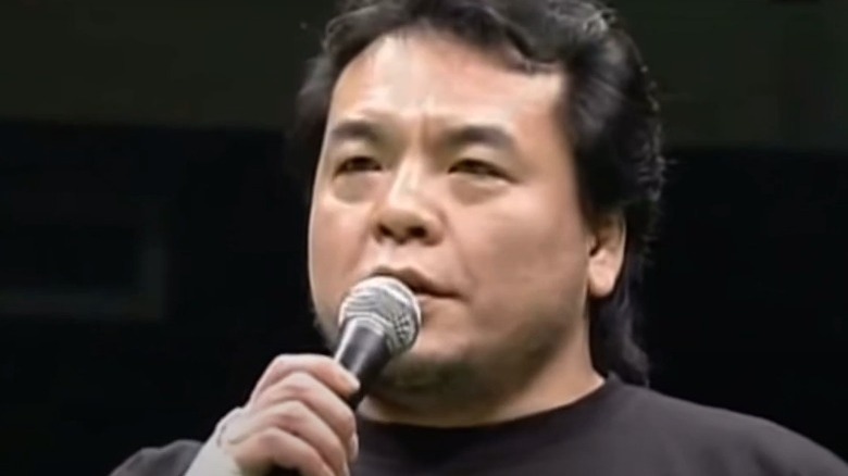 Mitsuharu Misawa talking