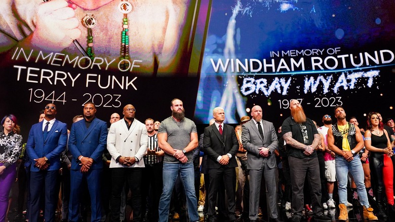 WWE's ten-bell salute for Bray Wyatt and Terry Funk