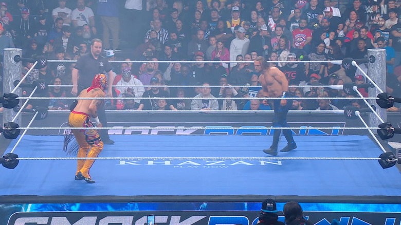 Fenix and Frazer inside the ring