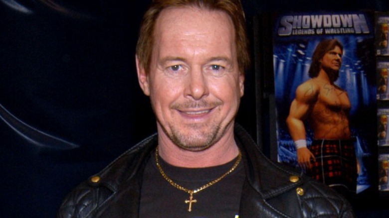 Professional Wrestler "Rowdy" Roddy Piper during Alzheimer's Association New York Chapter Sports Memories and Legends Night at Basketball City, Chelsea Piers in New York City, New York, United States