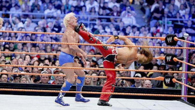 Shawn Michaels Ric Flair superkick