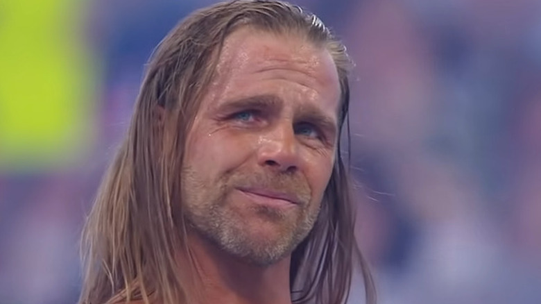 Shawn Michaels smiling
