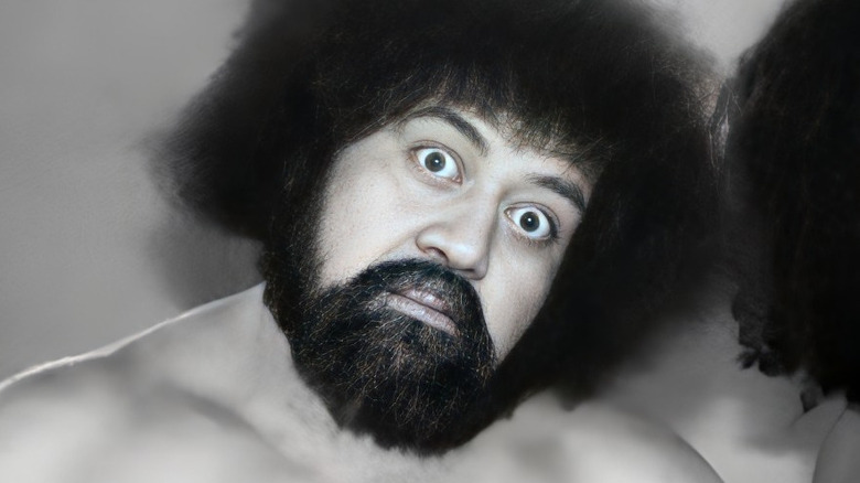 Sika Anao'i of the Wild Samoans poses for a photo