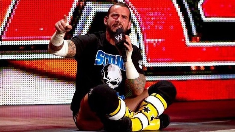 CM Punk on WWE Raw in 2011