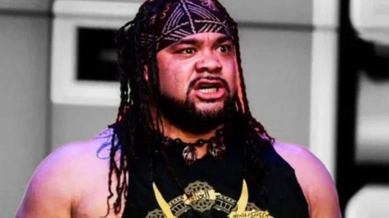 Jacob Fatu heads down the ramp to the ring for a match at MLW.