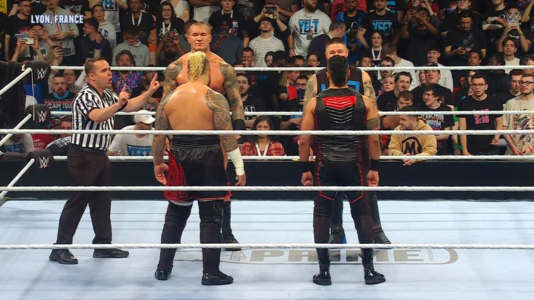 The four men in the ring