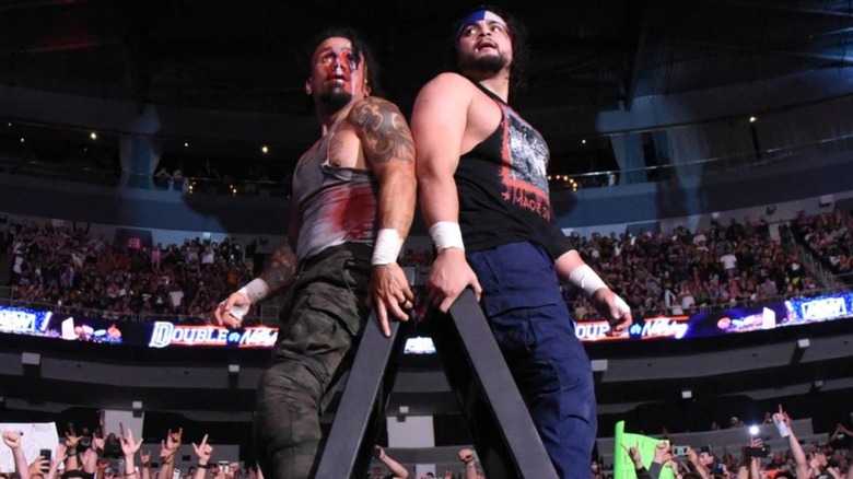 Ortiz and Santana at AEW Double or Nothing 2022