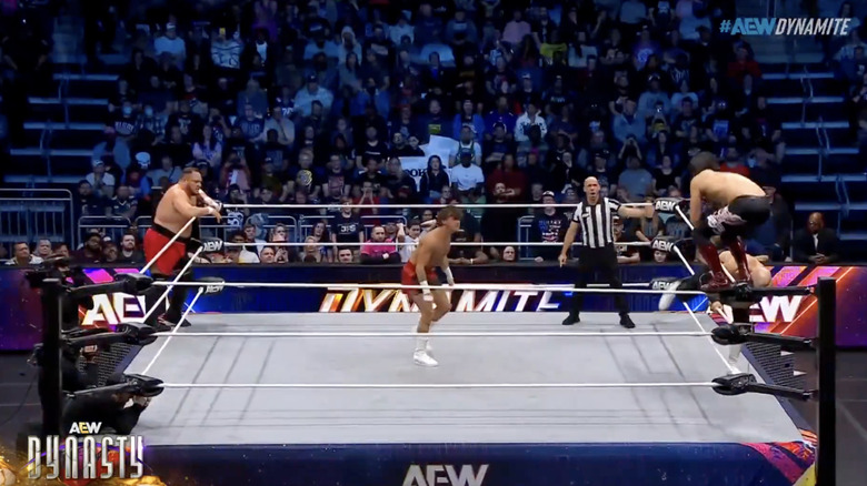 The four men in the ring