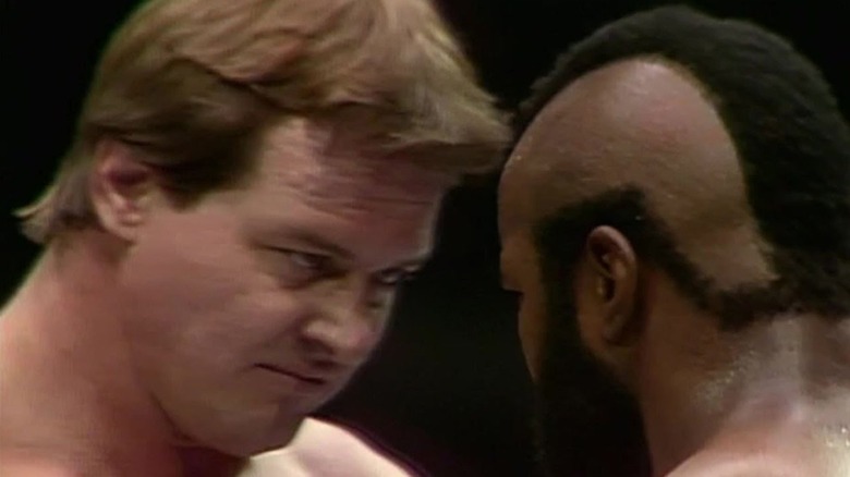 Roddy Piper and Mr. T at WrestleMania