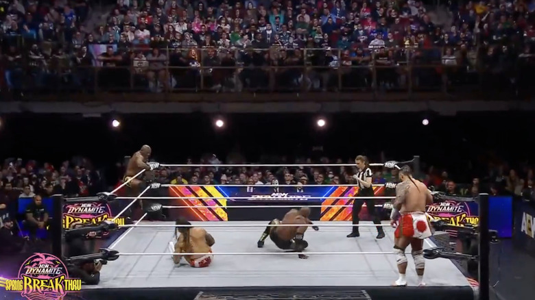 The four men in the ring