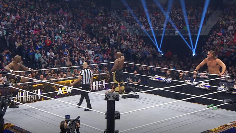 The four men in the ring