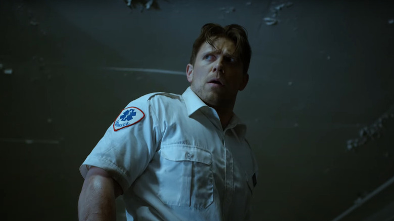 The Miz in medic shirt
