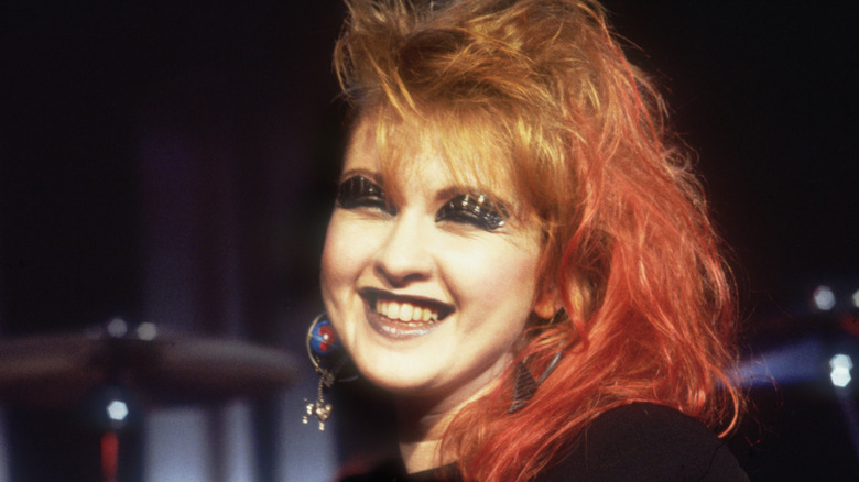 Cyndi Lauper smiling