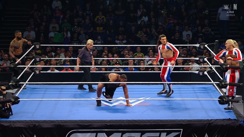 The four men in the ring