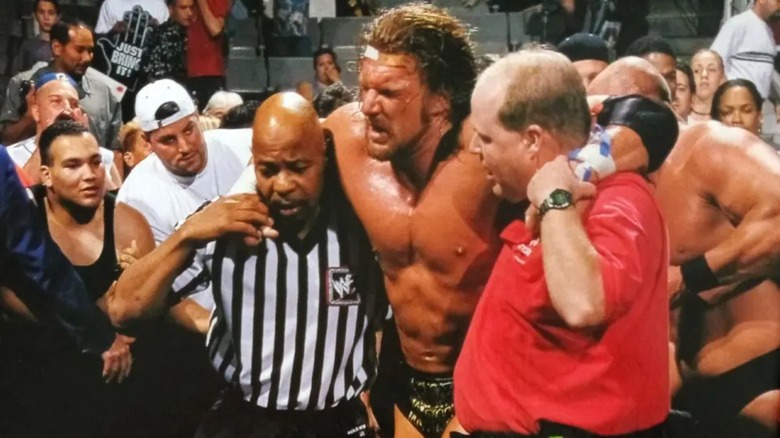Triple H on WWE Raw in 2001