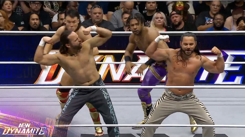 The four men in the ring