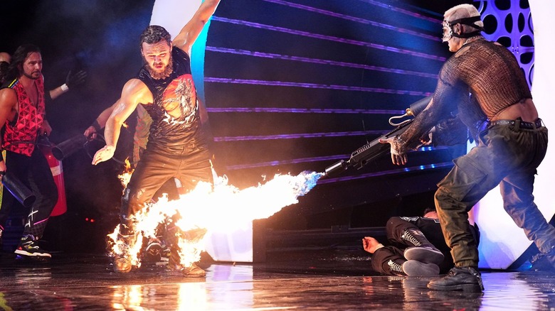 Jack Perry and Darby Allin at AEW Double or Nothing 2024