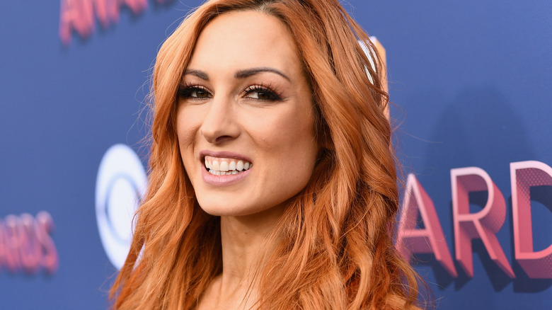 Becky Lynch smiling